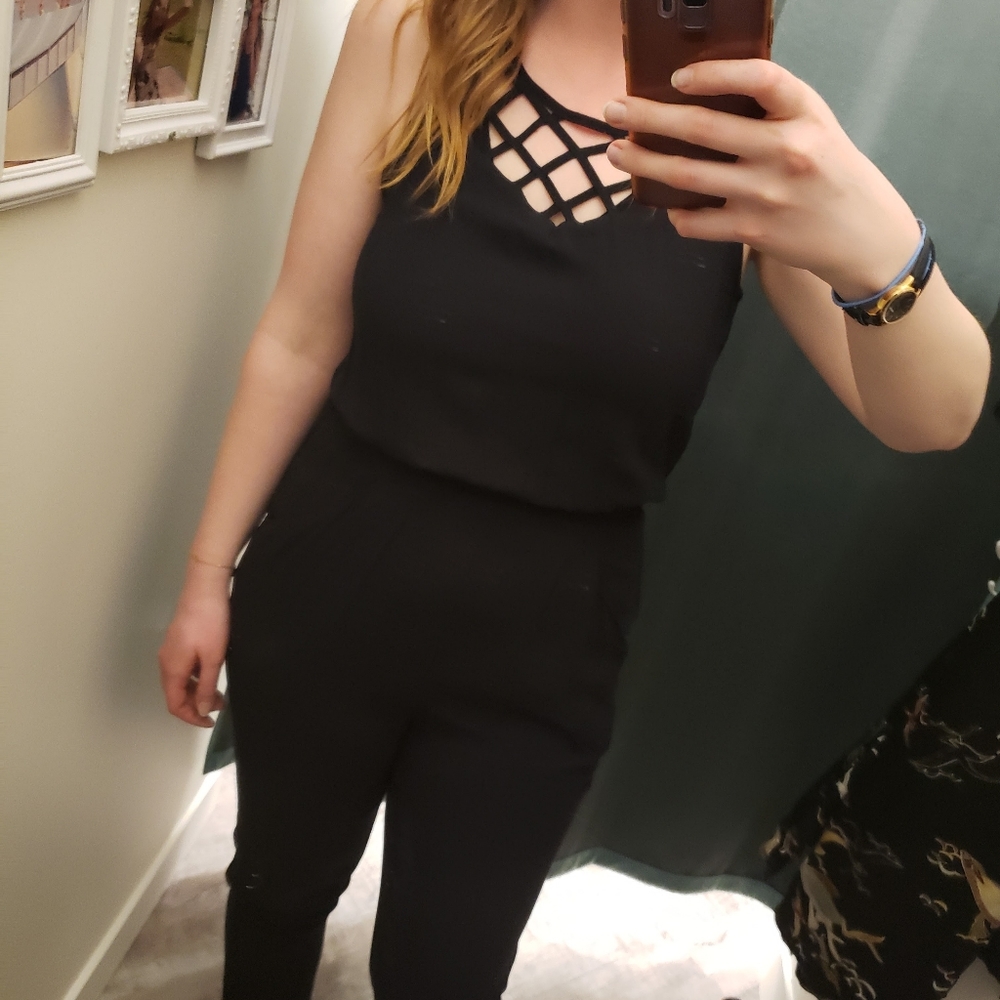 Black jumpsuit